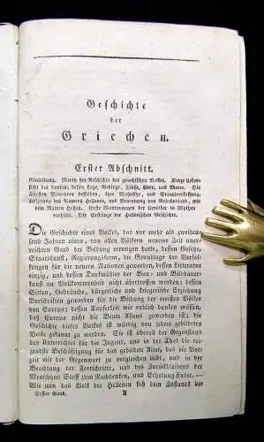 Goldsmith Geschichte der Griechen 1827 2 Bände in 1 Gesellschaft Geschichte