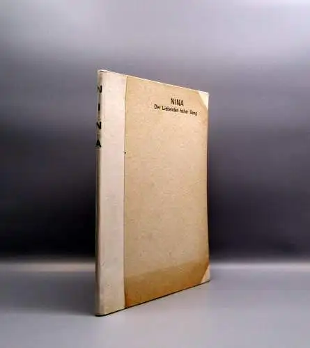 Lichten Nina Der Liebenden Hoher Sang 1 Originalradierung von Arno Nadel 1923