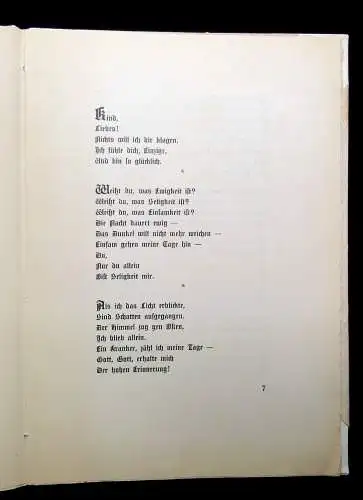 Lichten Nina Der Liebenden Hoher Sang 1 Originalradierung von Arno Nadel 1923