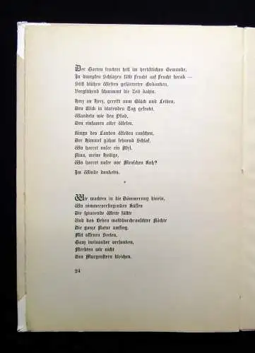 Lichten Nina Der Liebenden Hoher Sang 1 Originalradierung von Arno Nadel 1923