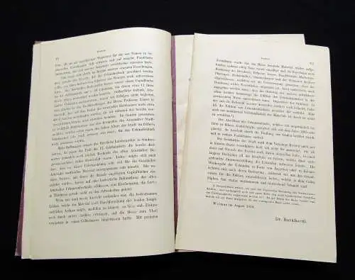 Burkhardt Thüringische Geschichtsquellen Urkundenbuch 1883 Geschichte Selten