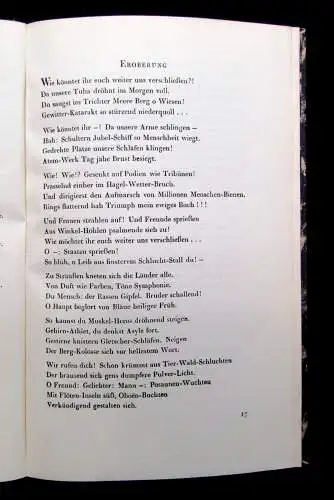 Johannes R. Becher Gedichte für ein Volk 1919 Literatur Lyrik Belletristik