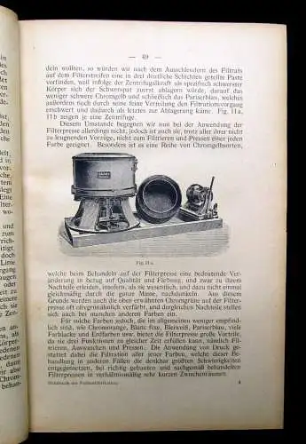 Rübencamp,  Zerr Handbuch der Farbenfabrikation selten 1922 Verwendung Praxis