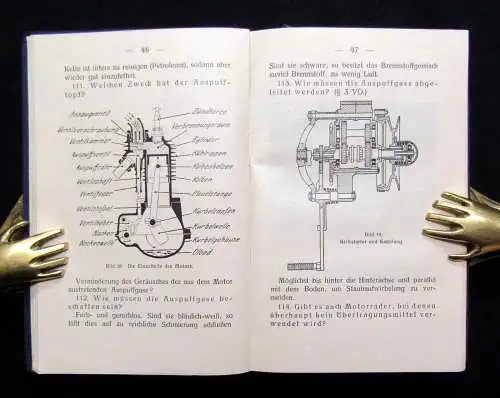 Schuricht, Walter Die Prüfung des Kraftradfahrers Bd.69 1927 Autotechnische Bib.