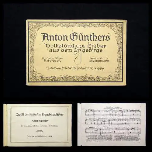 Günther Volkstümliche Lieder aus dem Erzgebirge ohne Jahr nach 1946