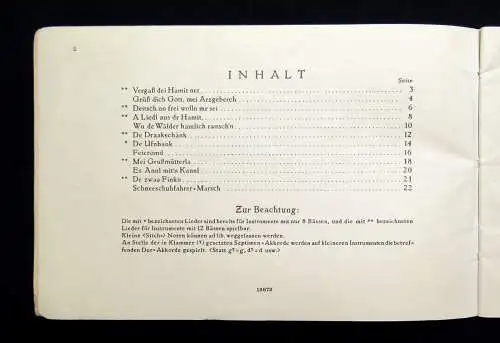 Günther Volkstümliche Lieder aus dem Erzgebirge ohne Jahr nach 1946