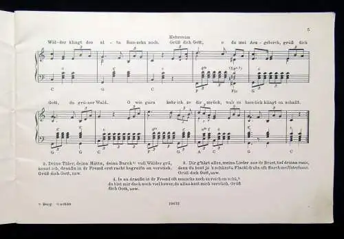 Günther Volkstümliche Lieder aus dem Erzgebirge ohne Jahr nach 1946