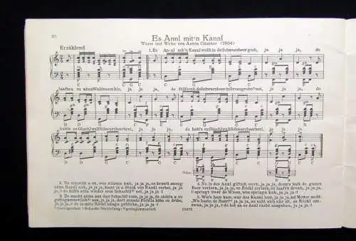 Günther Volkstümliche Lieder aus dem Erzgebirge ohne Jahr nach 1946
