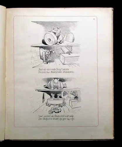 Busch Die kühne Müllerstochter Der Schreihals Die Prise um 1920 Kinderbuch Lyrik