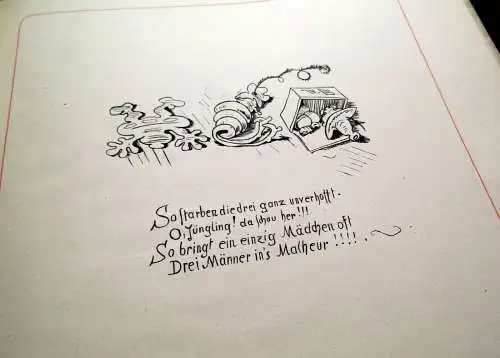 Busch Die kühne Müllerstochter Der Schreihals Die Prise um 1920 Kinderbuch Lyrik