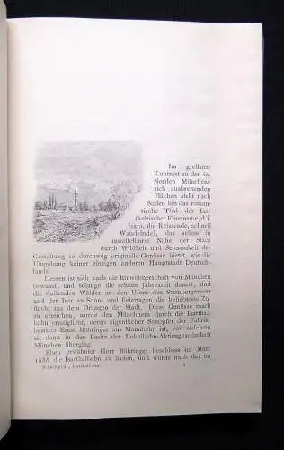 Rambaldi  Wanderungen im Gebeite des Isarthalbahn 1892 Eisenbahnstrecken