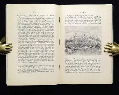 Rambaldi  Wanderungen im Gebeite des Isarthalbahn 1892 Eisenbahnstrecken