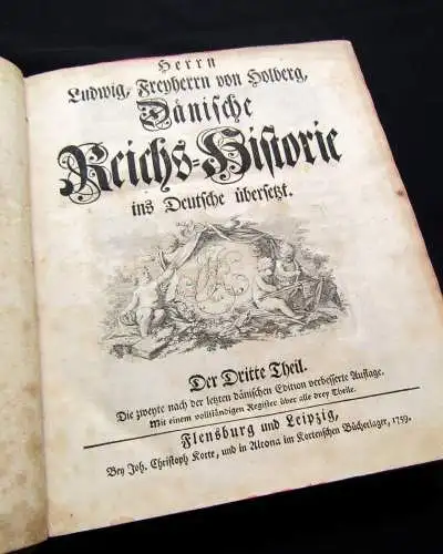 Herrn Ludwig,Freyherrn von Holberg Dänische Reichs-Historie 3.Bd (von 3) 1759