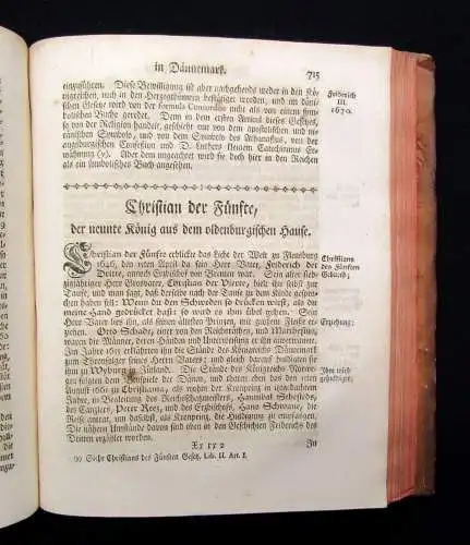 Herrn Ludwig,Freyherrn von Holberg Dänische Reichs-Historie 3.Bd (von 3) 1759
