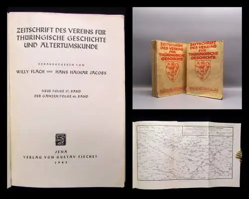 Flach,Jacobs 2xZeitschrift des Vereins für thüringische Geschichte Bd.36, Bd.37