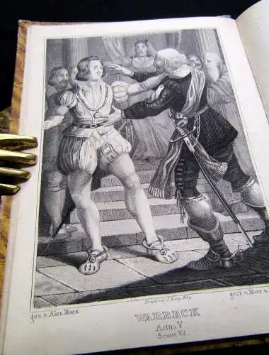 Warbeck Schillers dramatischer Nachlass 1842 EA Literatur Lyrik Belletristik