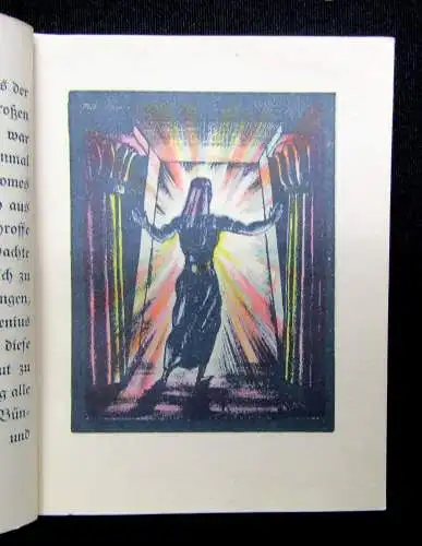Novalis ,Goethe, Wieland Romantische Märchen 14 Or. Lithographien v. Zimpel 1920