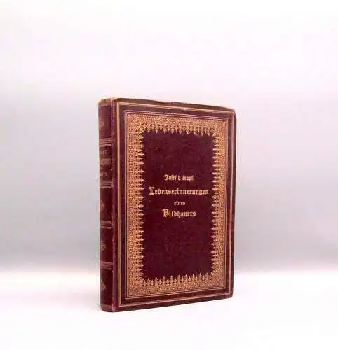 Kopf Lebenserinnerungen eines Bildhauers 1899 Bibliophilie Literatur Geschichte