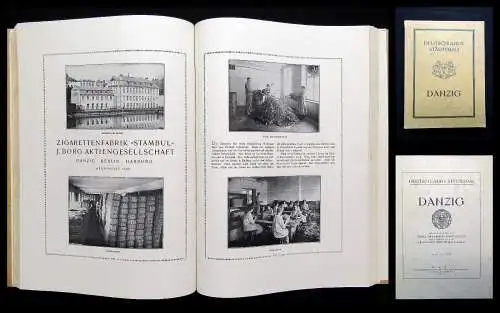 Fischer Deutschlands Städtebau Danzig 1924 Geographie Orts-u. Landeskunde