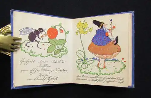 Holst; Wenz Hochzeit im Walde 1921 Leporello Kinderbuch Literatur Bilderbuch