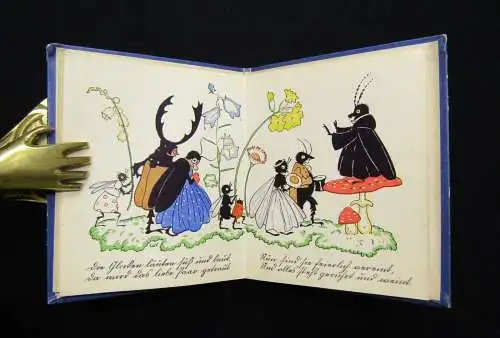 Holst; Wenz Hochzeit im Walde 1921 Leporello Kinderbuch Literatur Bilderbuch