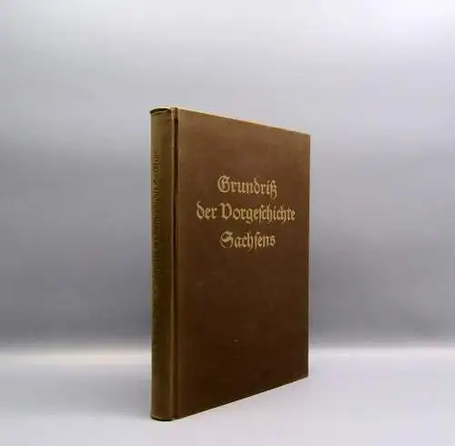 Grahmann Grundriß der Vorgeschichte Sachsens 1934 Ortskunde Geschichte