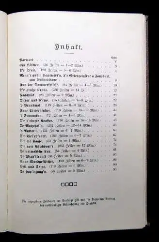 Korle Kraut und Rüben Launige Reimereien zu heiteren Vorträgen 1909 Literatur