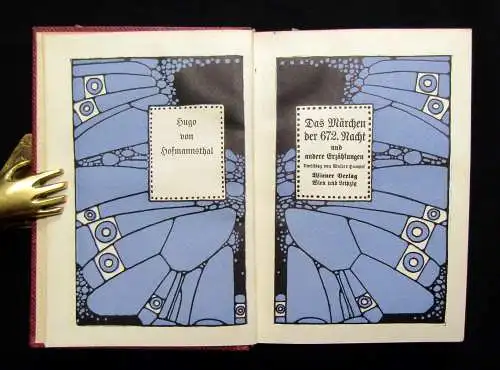 Hofmannsthal, Hugo von Das Märchen der 672. Nacht EA 1905 Jugendstil