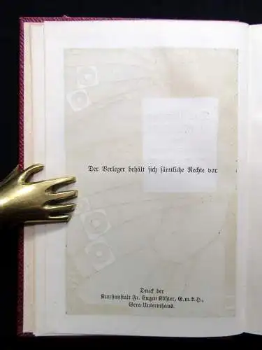 Hofmannsthal, Hugo von Das Märchen der 672. Nacht EA 1905 Jugendstil