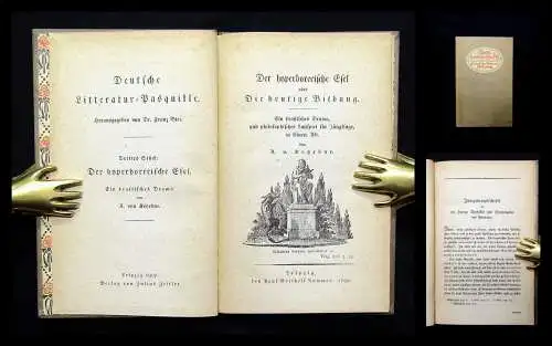 Blei Der hyperboreeische Esel Ein drastisches Drama Faksimile 1799, 1907Kotzebue