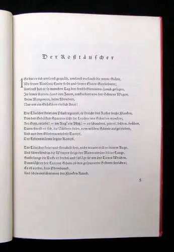 Hülshoff Droste, Annette von Der Roßtäuscher um 1920 Erzählungen Geschichten