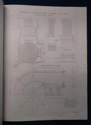 Mauch Die architektonischen Ordnungen der Griechen und Römer. 2 Bde in 1 1875 sf