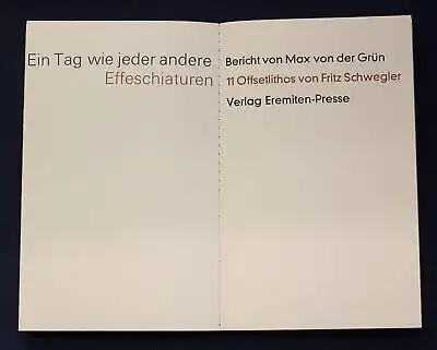 Konvolut 3 Bücher Eremiten Presse 1982/ 72/ 73 Erzählungen, Original Graphik js