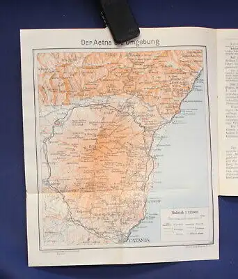 Griebens Reiseführer Band 119 Sizilien 1931 Ortskunde Landeskunde Mittelmeer js