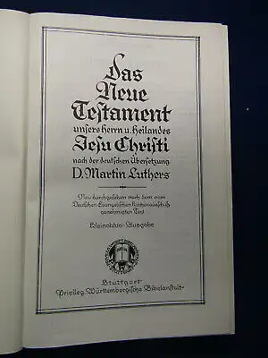 Das neue Testament Jesu Christi um 1930 Religion Theologie Christentum sf