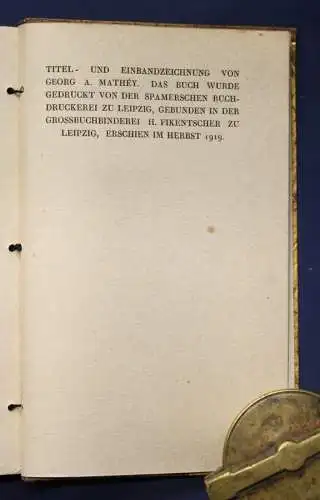Bethge Die indische Harfe 1920 Belletristik Roman Liebe Frauenliteratur js 