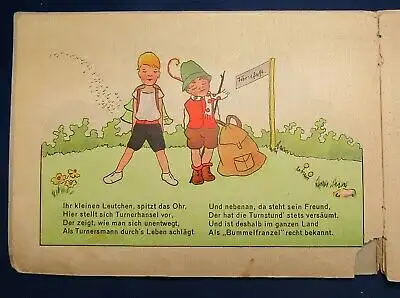 Dreher Turnerhans und Bummelfranz um 1930 Steinkamp Verlag sehr selten