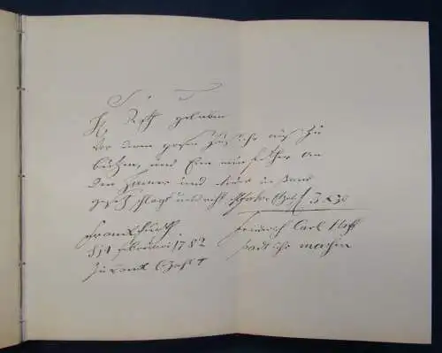Hoff aus einem Künstlerleben Eine Alt- Frankfurter Familiengeschichte 1901  js