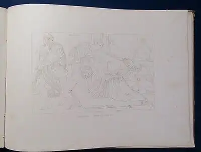 Genelli Umrisse zum Homer 1874 erschienen mit Titel der EA von 1844 Götter js