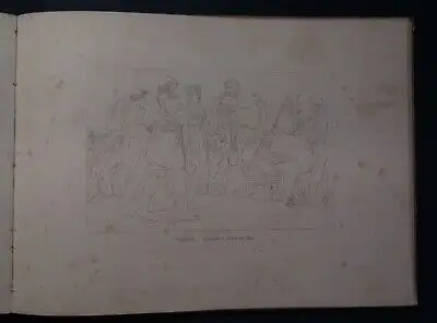 Genelli Umrisse zum Homer 1874 erschienen mit Titel der EA von 1844 Götter js