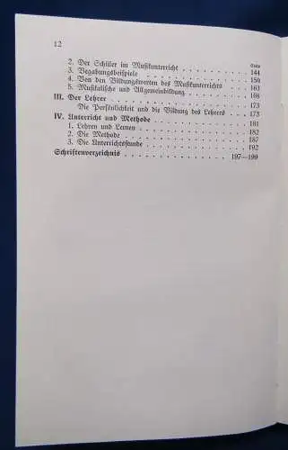 Maritz Musikerziehung durch den Klavierunterricht 1925 Fachwissen Studium js