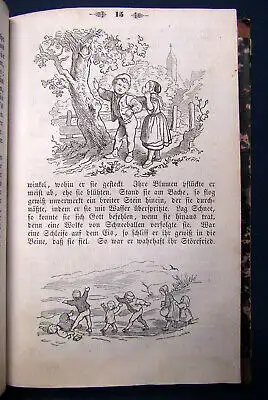 Horn Die Spinnstube (Ein Volksbuch) 8. Jhg 1853 Geschichten Belletristik sf