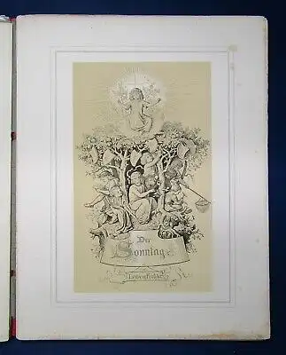 Der Sonntag in Bildern von Ludwig Richter ohne Jahr Kunst Zeichnungen js