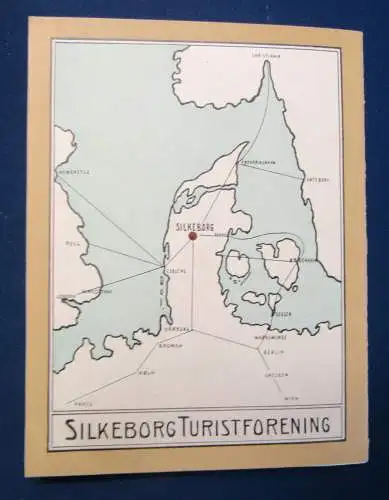 Original Prospekt der Stadt/ Gegend Silkeborg (Dänemark) 1910 Ortskunde sf