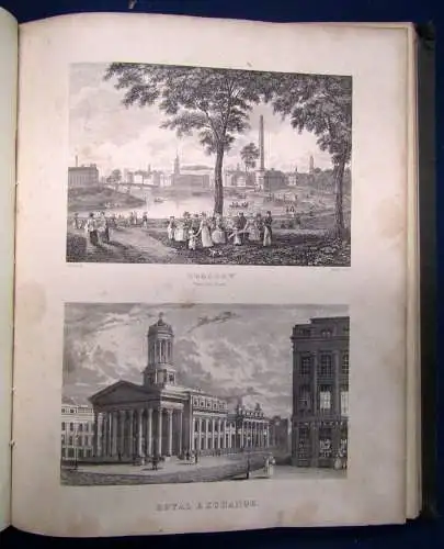 Leigthon Strath - Clutha or the Beauties of Clyde um 1850 England Landeskunde sf