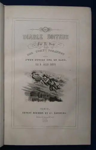Jules Janin Diable Boiteux Par Le Sage (Der lahme Teufel) 1840 Belletristik sf