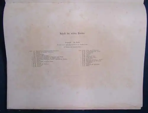 Geografie Bilder- Atlas Bd 8 Ergänzungswerk zu jedem Conversations-Lexikon js