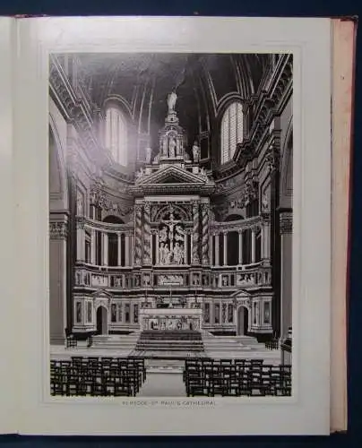 Lithographisches Leporello von London Gesamtlänge 3,70m u. Beilage O. J.  js