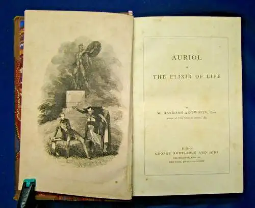 Ainsworth Auriol or The Elixir of Live um 1870 Geschichte Belletristik sf