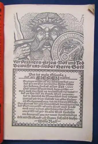 Lorcher Astrologischer Kalender für das Jahr 1932 Tierkreiszeichen Horos  js